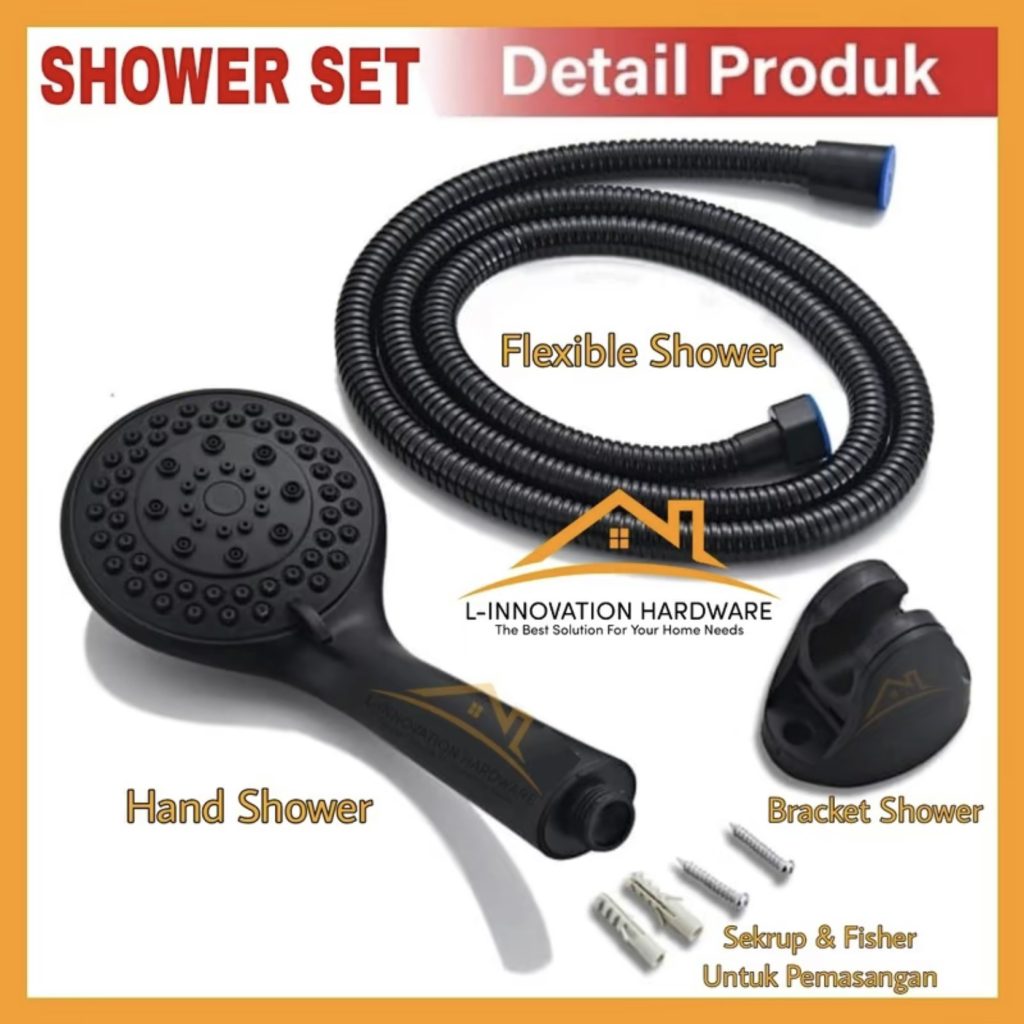 Hand Shower Mandi Set Bulat