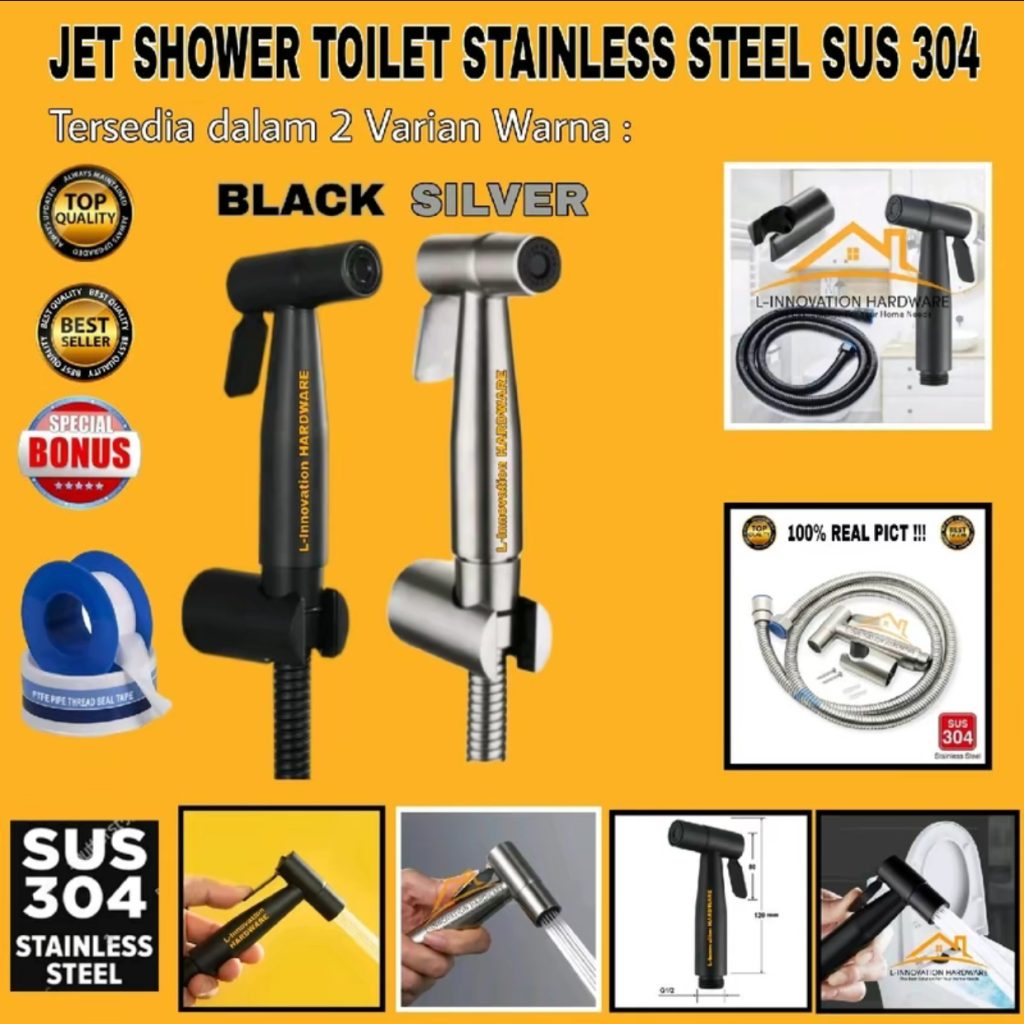 Jet Shower Toilet Semprotan Kloset Stainless Steel SUS 304