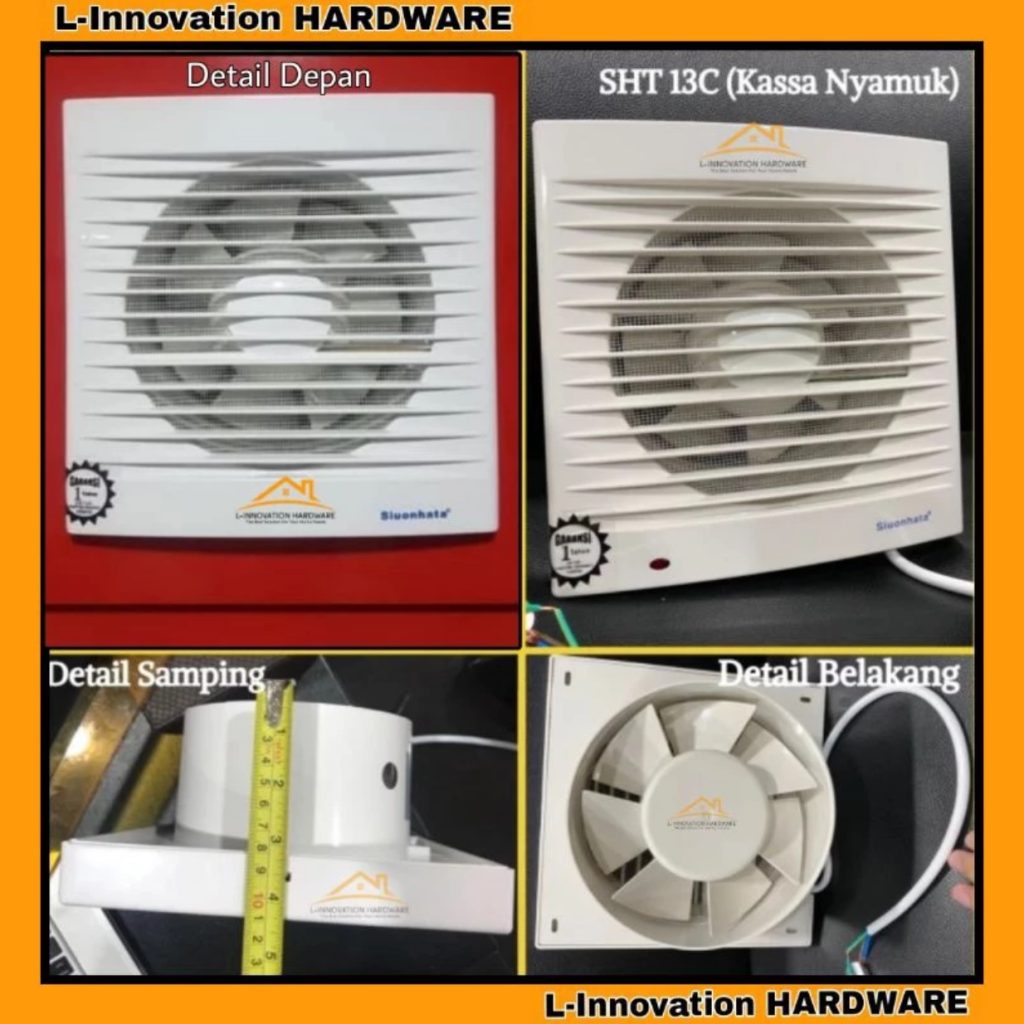 Exhaust Fan Wall Kipas Hexos SNI
