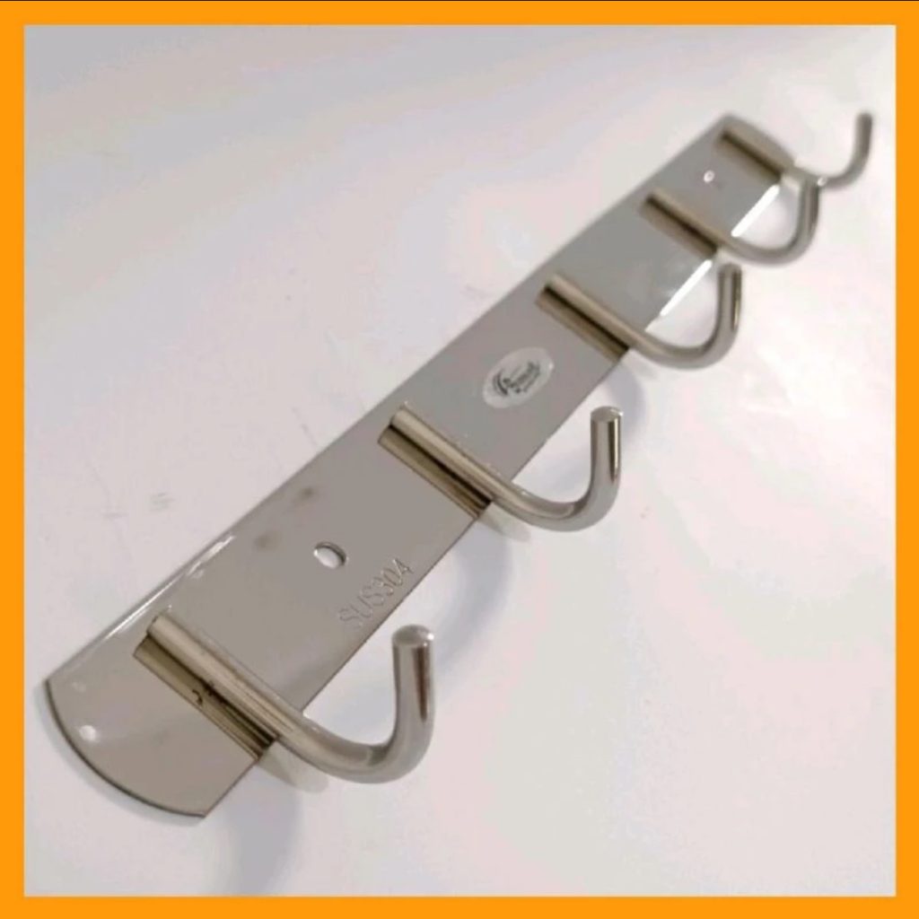 Gantungan Baju Handuk Kapstok Toilet Stainless Steel SUS 304